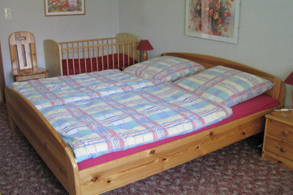 Schlafzimmer
der Ferienwohnung 5